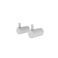 Комплект одинарных крючков, сплав металлов, Петит (Petite), белый матовый, IDDIS, PET2WT2i41