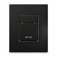 Клавиша смыва, 904 Black, CETUS, 904BLCS