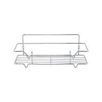 Полка одноярусная прямая, проволока стальная, хром, Grid, Milardo, GRICS1CM44