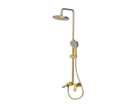 Смеситель для ванны с верхним душем, Linea Brushed Gold, CETUS, CSLBG53553GY-05-S2192