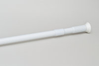 Карниз для ванной комнаты, 135-235 см, белый, CETUS, CSWT68599