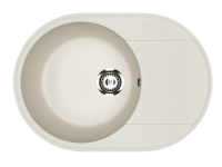 Мойка кухонная из искусственного камня CETUS С-610-001 белая