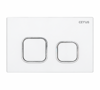 Клавиша смыва, 01 White (белая), CETUS, 01WTCS