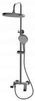 Смеситель для ванны с верхним душем, Linea Gun Grey, CETUS, CSLG253553QP-05-S2192