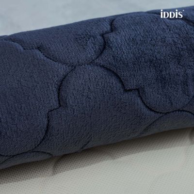 Коврик для ванной комнаты синего цвета, 50*80 см, полиэстер с запоминающей пеной, IDDIS, B20P580i12