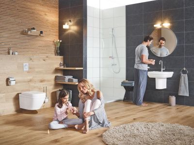 Подвесной унитаз, GROHE Euro Ceramic, альпин-белый, (39328000)