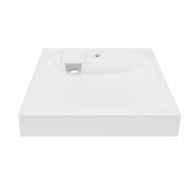 Раковина из литьевого мрамора на стиральную машину Paola SIENA 600