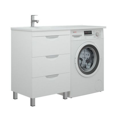 Тумба АЛИОТ 120 с местом под стир машину, K410962, CETUS