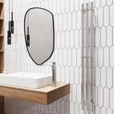 Полотенцесушитель Inaro Р120*6*012, хром  (СНШ, 2 секции по 3 вставки, 6 крючков), арт.INR-120*6 