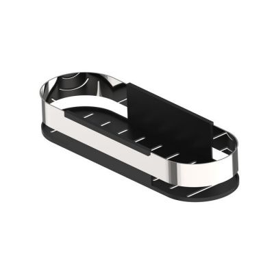 Полка, нержавеющая сталь,черная, SHE12SBi44, IDDIS