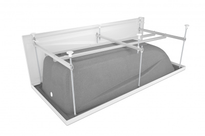 Ванна акриловая  МЕТАКАМ Comfort Maxi 180*80 на каркасе