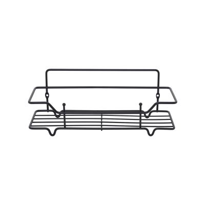 Полка одноярусная прямая, проволока стальная, чёрный матовый, Grid, Milardo, GRICS1BM44