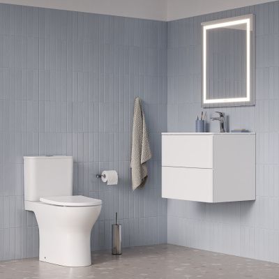 Унитаз-компакт безободковый с системой смыва Торнадо, Zodiac, IDDIS, ZODRDSEi24