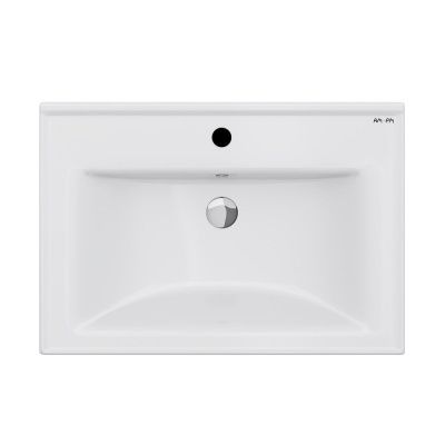 M85AWCC0652WG X-Joy, Раковина мебельная, керамическая, 65 см, встроенная, цвет: белый, глянец