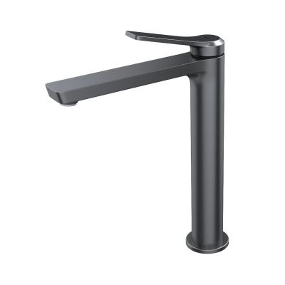 Смеситель для настольного умывальника, матовый графит, Parker, IDDIS, PARGM01i01