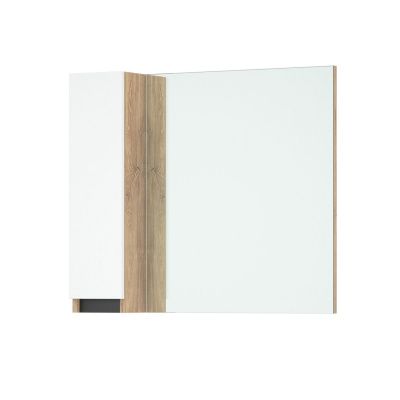 Зеркало-шкаф "Галатея" 80 левый Cetus, GLT80Z-CETUS