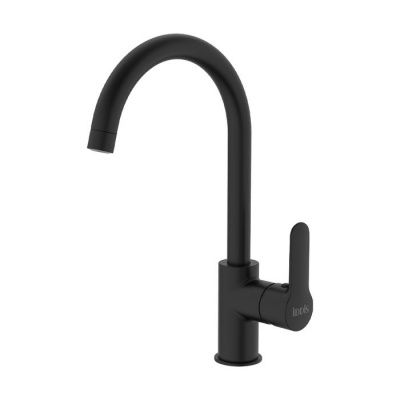 Смеситель для кухни, черный матовый, Cuba, IDDIS, CU5BLJ0i05