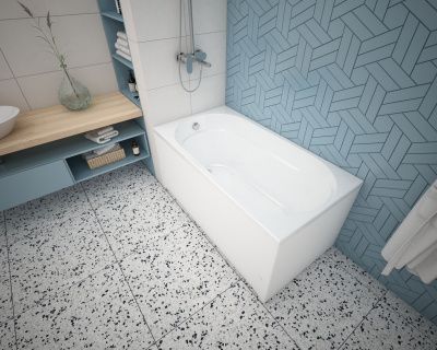 Ванна акриловая МЕТАКАМ Grace 130*70 на ножках