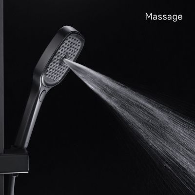 Лейка для душа, черная, Slide, IDDIS, SLI3F0Bi18