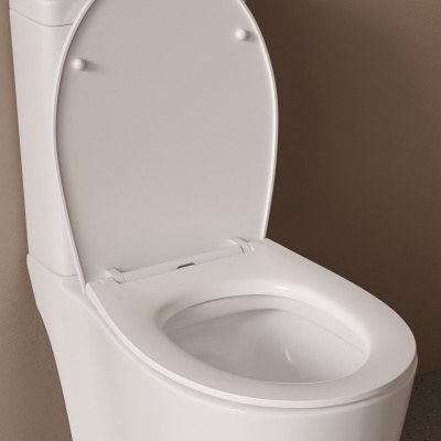 Сиденье из полипропилена, 008, Soft Close, Easy Fix, IDDIS, 008PPSEi31