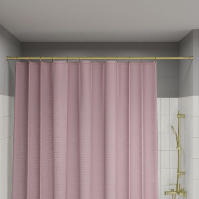 Карниз для ванной комнаты, 110-200 см, золотой матовый, Elegante, IDDIS, RSG0120i14