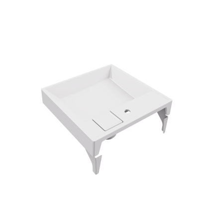 Раковина подвесная с отверстием под смеситель над стиральной машиной Paola Juno 600, арт. Pj600 