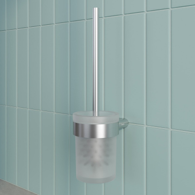 Ершик, нержавеющая сталь, Petite, хром матовый, IDDIS, PETSSSGi47