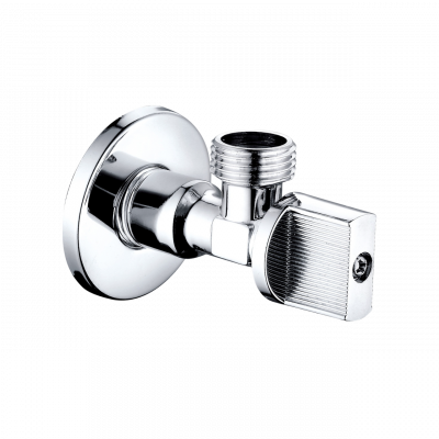 Кран угловой, с отражателем, 1/2; 3/4, шаровой, латунь, IDDIS, 910B0P1B4CZ