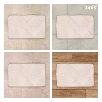 Коврик для ванной комнаты розового цвета, 50*80 см, полиэстер с запоминающей пеной, IDDIS, B23P580i12