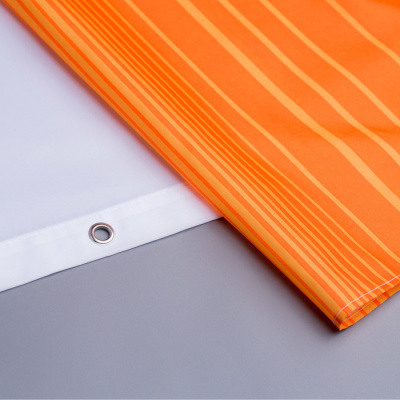 Штора для ванной комнаты, 200*200 см, полиэстер, Orange Horizon, IDDIS, 300P20RI11