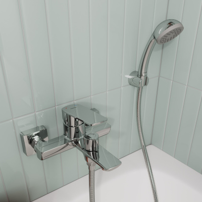 Смеситель для ванны,хром глянцевый, Poli, Milardo, POLSB00M02