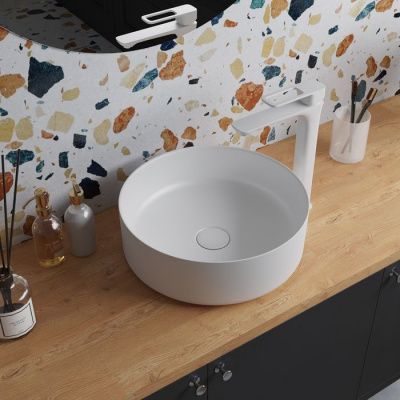 Белый глянцевый умывальник накладной, Ray, IDDIS, RAYWS03i27