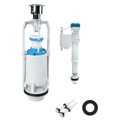 Арматура смывная IDDIS, 1-ур, нижний подвод, тип А, F012400-0004