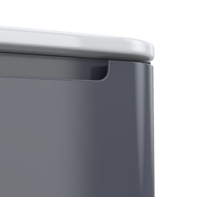 	Тумба с умывальником, подвесная, 80 см, темно-серый, Edifice, IDDIS, EDI80D0i95K