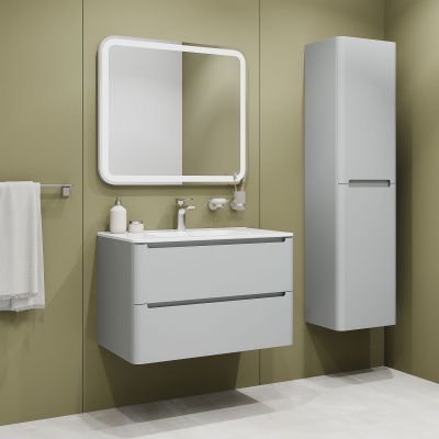 Пенал подвесной, 40 см, светло-серый, Edifice, IDDIS, EDI40L0i97