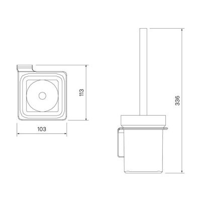 Ерш, матовое стекло, сплав металлов, Slide, графит, IDDIS.