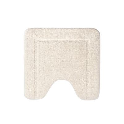 Коврик для ванной комнаты с вырезом, 45х45, микрофибра, светло-бежевый, IDDIS, PTLT01Mi12