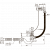 сифон"Орио"для ванны А-40089 S-обр с перел. 1 1/2,с гибкой трубой сифон"Орио"для ванны А-40089 S-обр с перел. 1 1/2,с гибкой трубой
