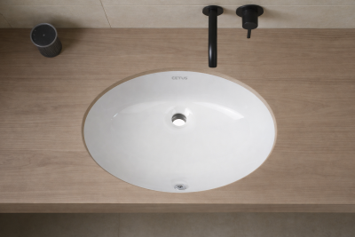 Умывальник подстольного монтажа, овальный, CETUS, 2202 