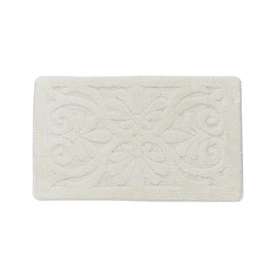 Коврик для ванной комнаты белого цвета, 50*80 см, микрофибра, B06M580i12, IDDIS