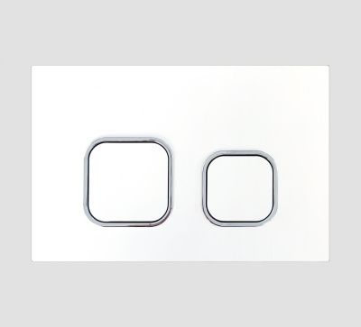 Клавиша смыва, 01 White (белая), CETUS, 01WTCS