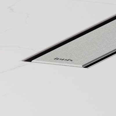 Лоток душевой, сифон 360, комбинированный затвор, двухсторонняя решетка, 500мм, хром, IDDIS, 975B5SB00DZ