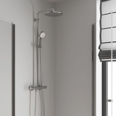 Душевая система GROHE Tempesta Cosmopolitan 250 с термостатом, хром (26670000)