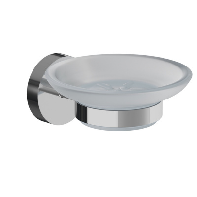 Мыльница, матовое стекло, сплав металлов, Sena, IDDIS, SENSSG0i42