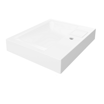 Раковина из литьевого мрамора на стиральную машину Paola SIENA 500