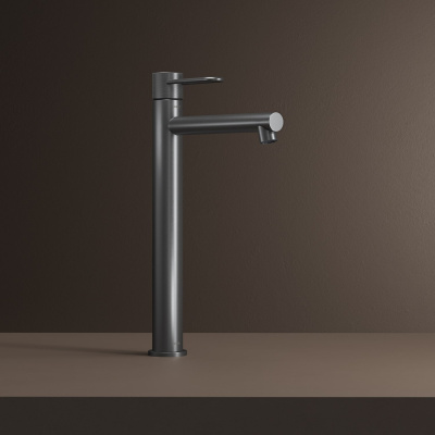 Смеситель для настольного умывальника, графит матовый, Duna, IDDIS, DUNGM01i01