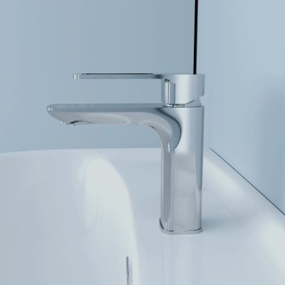 Смеситель для умывальника, хром, Slide, IDDIS, SLISB00i01