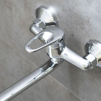 Смеситель для кухни настенный Rossinka B35-24