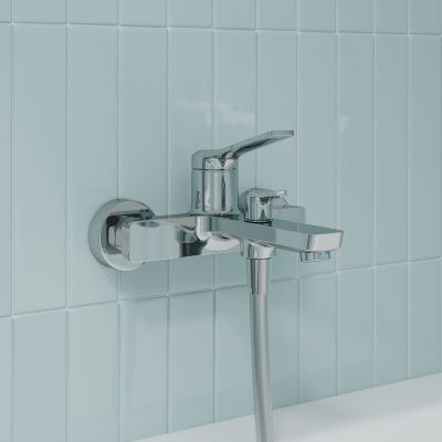 Смеситель для ванны, глянцевый хром, Parker, IDDIS, PARSB02i02WA