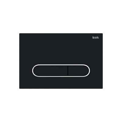 Клавиша смыва, универсальная, черная матовая, Unifix, IDDIS, UNI71MBi77